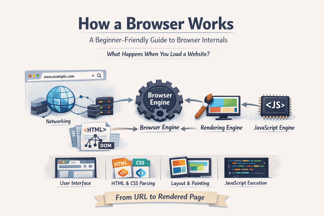 How a Browser Works: A Beginner Friendly Guide to Browser Internals